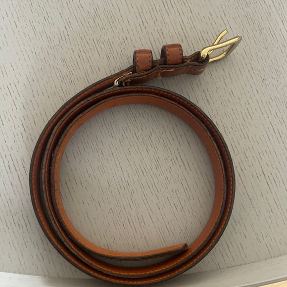 JCREW Thin Brown Leather Belt